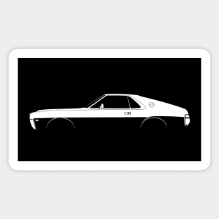 AMC AMX Silhouette Sticker